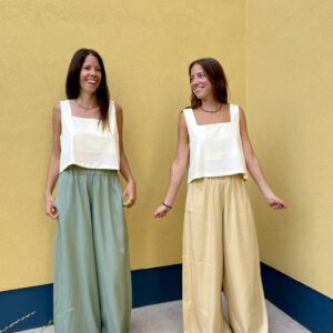 Pantalon Palazzo - Negro